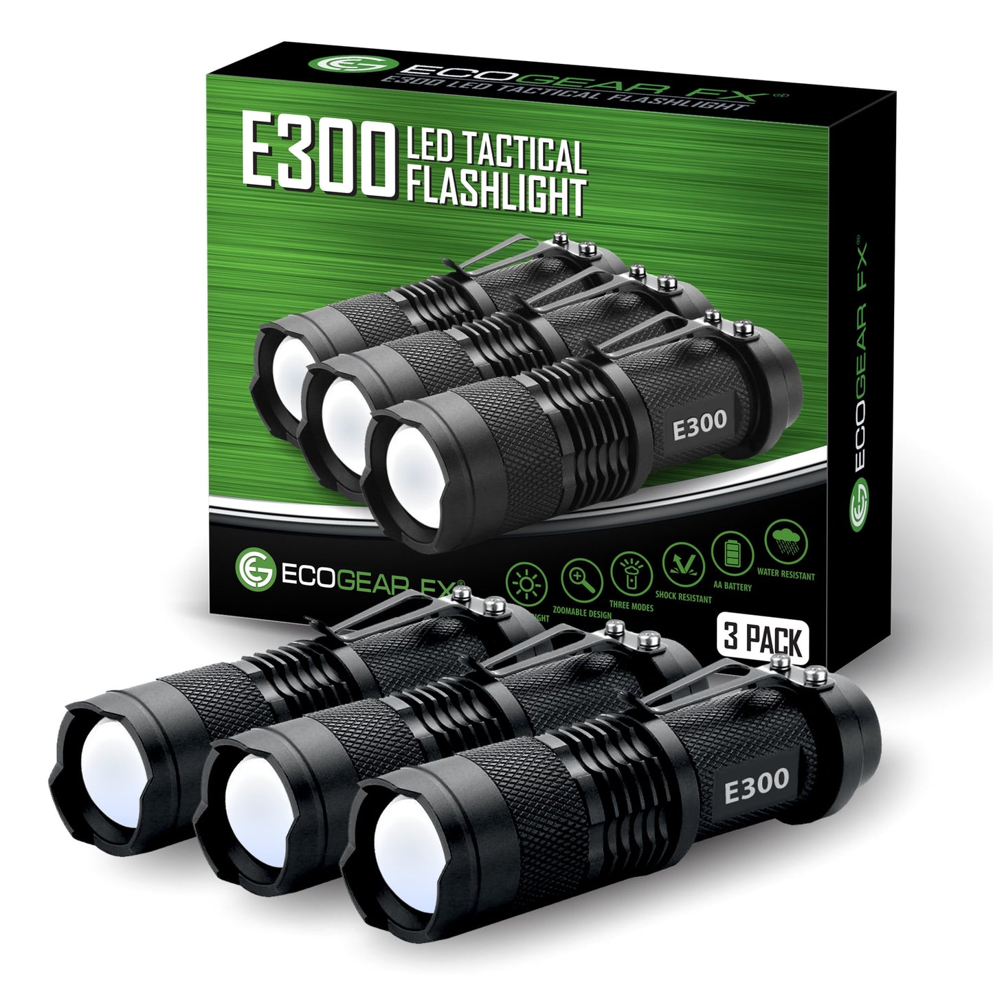 E300 EDC Tactical Flashlight