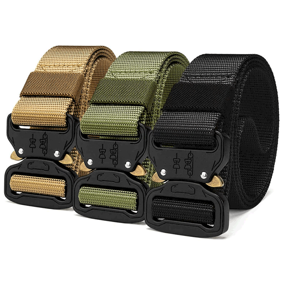 Mens Tactical Belt Riggers Style with Buckle - XG-TB1