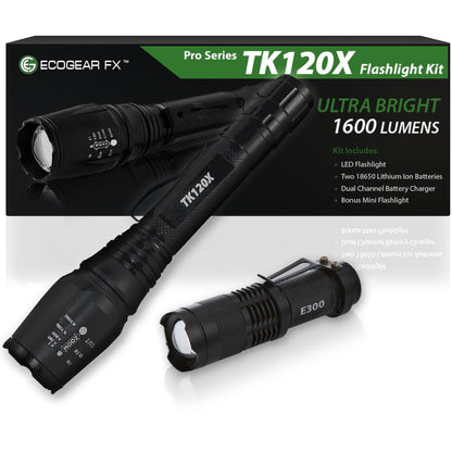 TK120X LED Flashlight Kit